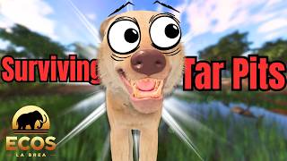CAN I SURVIVE THE TAR PITS AS A DIRE WOLF?? Ecos: La Brea