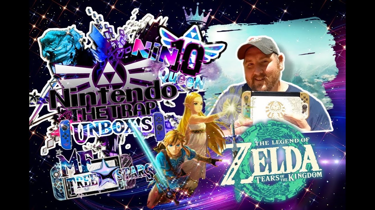 (Trap Unbox's ) legend of Zelda tears of the kingdom Nintendo Switch OLED