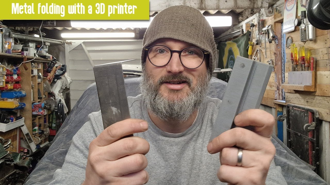 Folding Metal with 3D printed tools