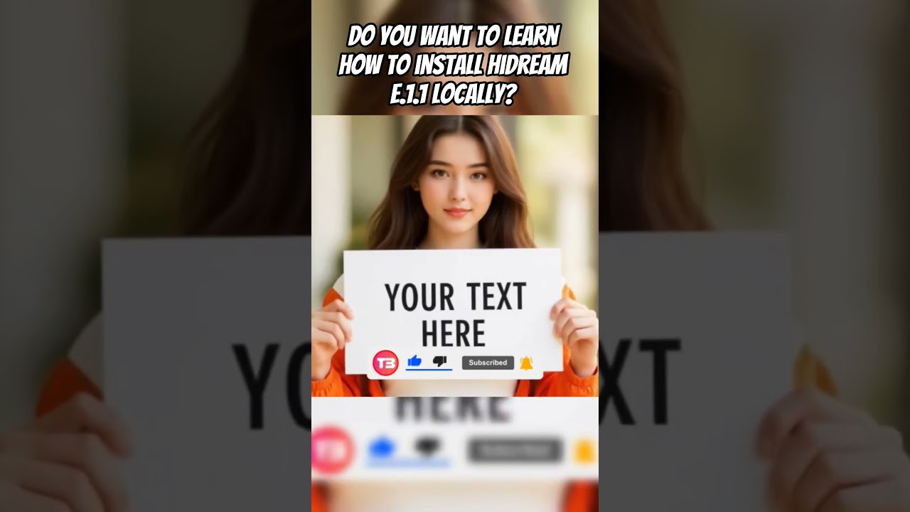 Learn how to install HiDream E.1.1 locally + free online alternative 