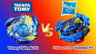 Ultimate Evo Valtryek (V7) Vs Victory Valtryek (V2) | Takara Tomy Vs Hasbro Series | Which is Best 