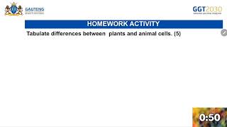 NATURAL SCIENCES 9 : CELL STRUCTURE