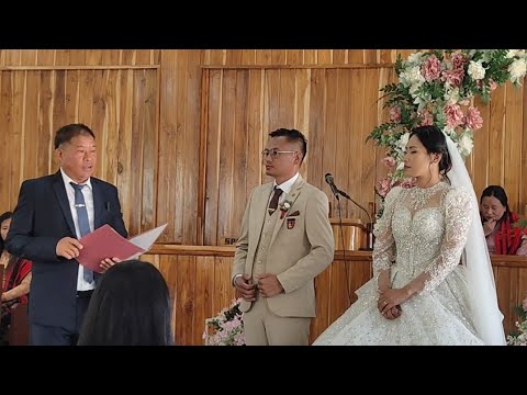 Baghty Valley - M/s. Zareni Yanthan weds Dr. Chanchibemo Shitiri at Baptist Church Soku (First part)