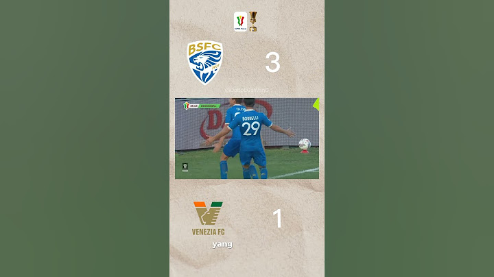 Brescia 3-1 Venezia #copaitalia #shortvideo