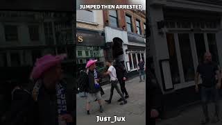 He got jumped then arrested! #uk #leeds #nightlife #weekendvibes #Arrest #police #security