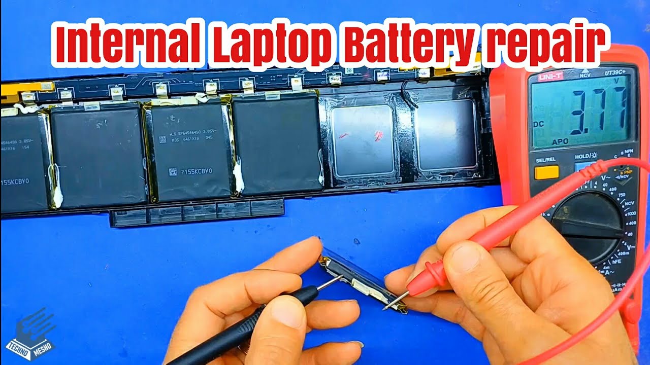 اصلاح بطارية لابتوب ديل Dell laptop battery repair YouTube
