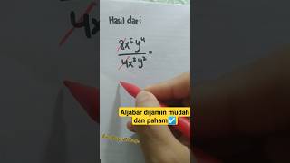 Pembagian Aljabar sangat mudah 😱 #shorts #aljabar #trendingshorts