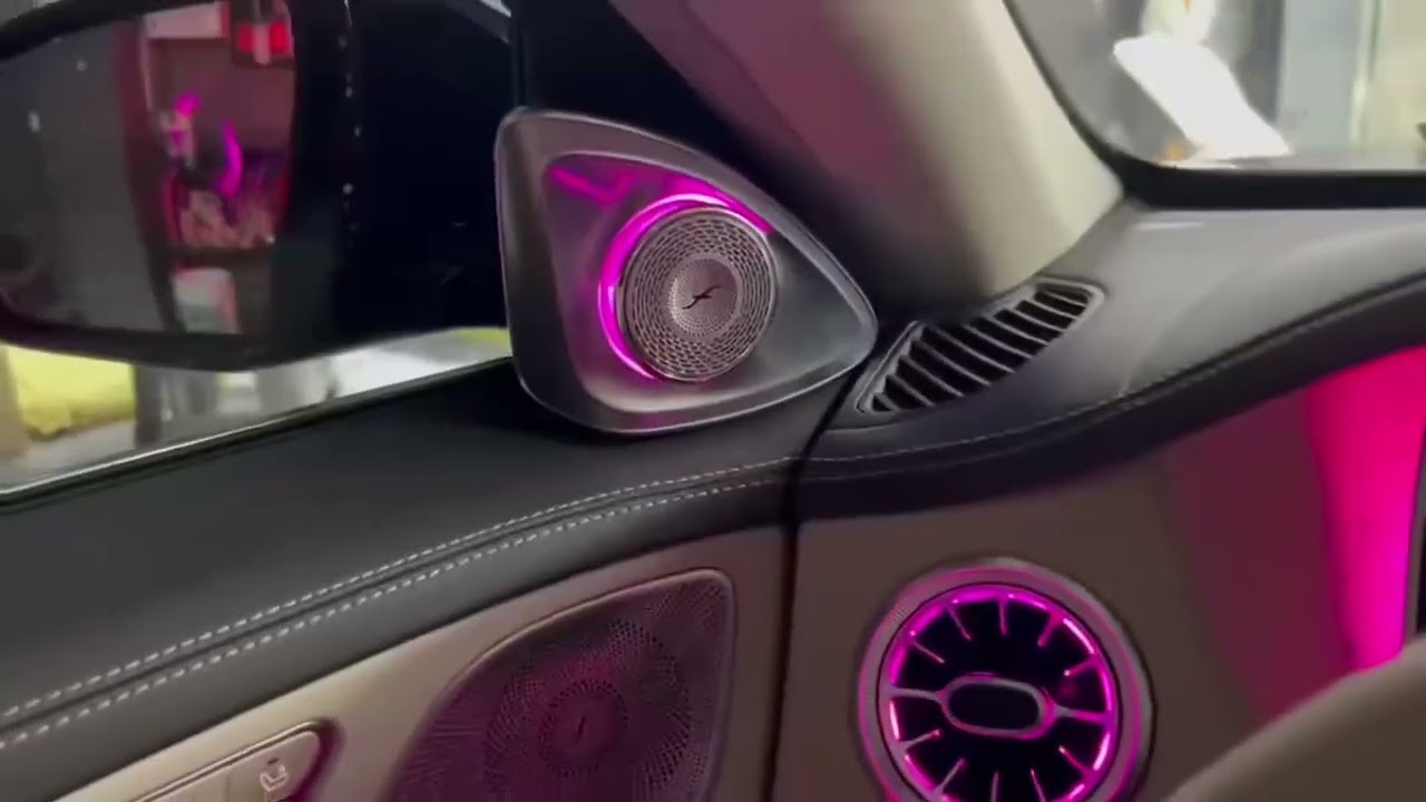 Nâng cấp led nội thất xe Mercedes S zin theo xe 100%