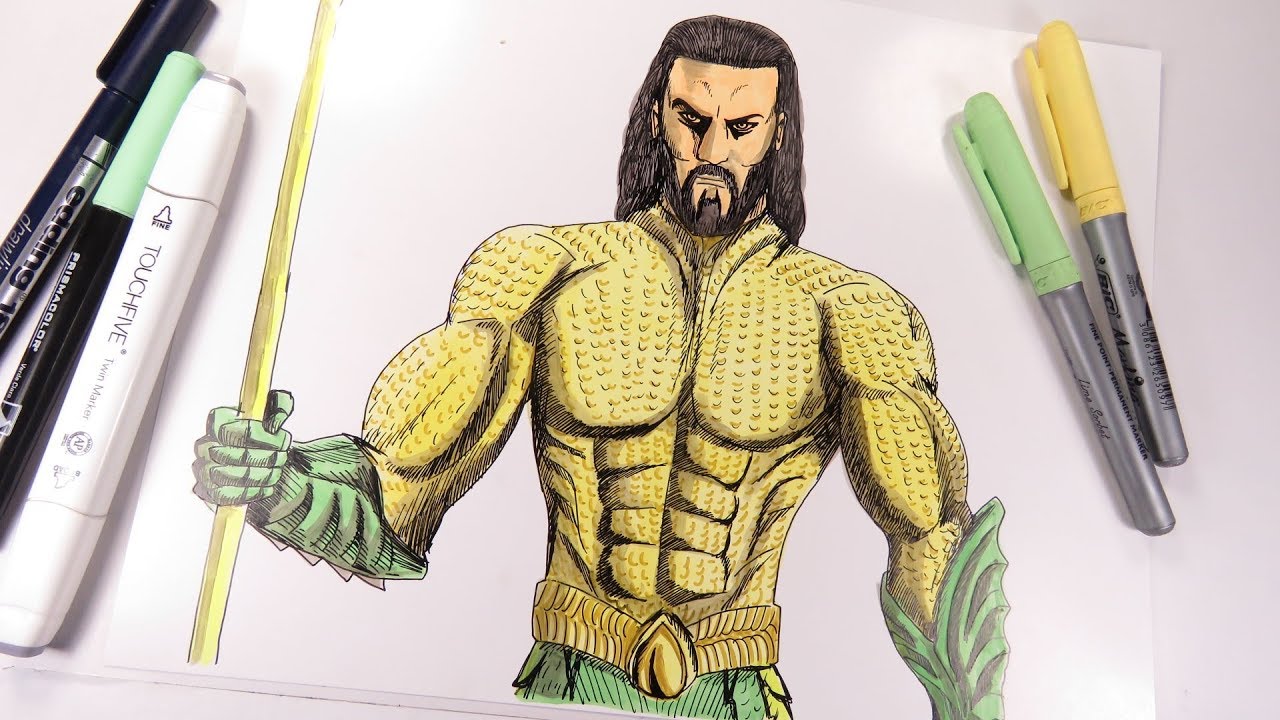 Detalle 41+ imagen dibujos de aquaman