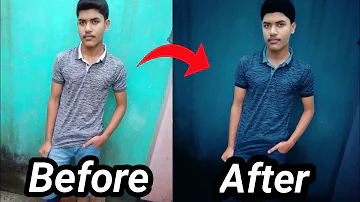Milftoon : Snapseed blue tone effect editing trick // Best photo editing