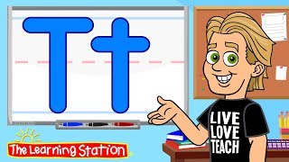 letter t song phonics songs for kids learn the alphabet kids songs by the learning station