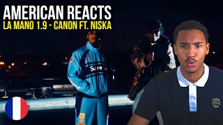 American Reacts To French Rap!! | La Mano 1.9 ft Niska - Canon ( Official Full Reaction)