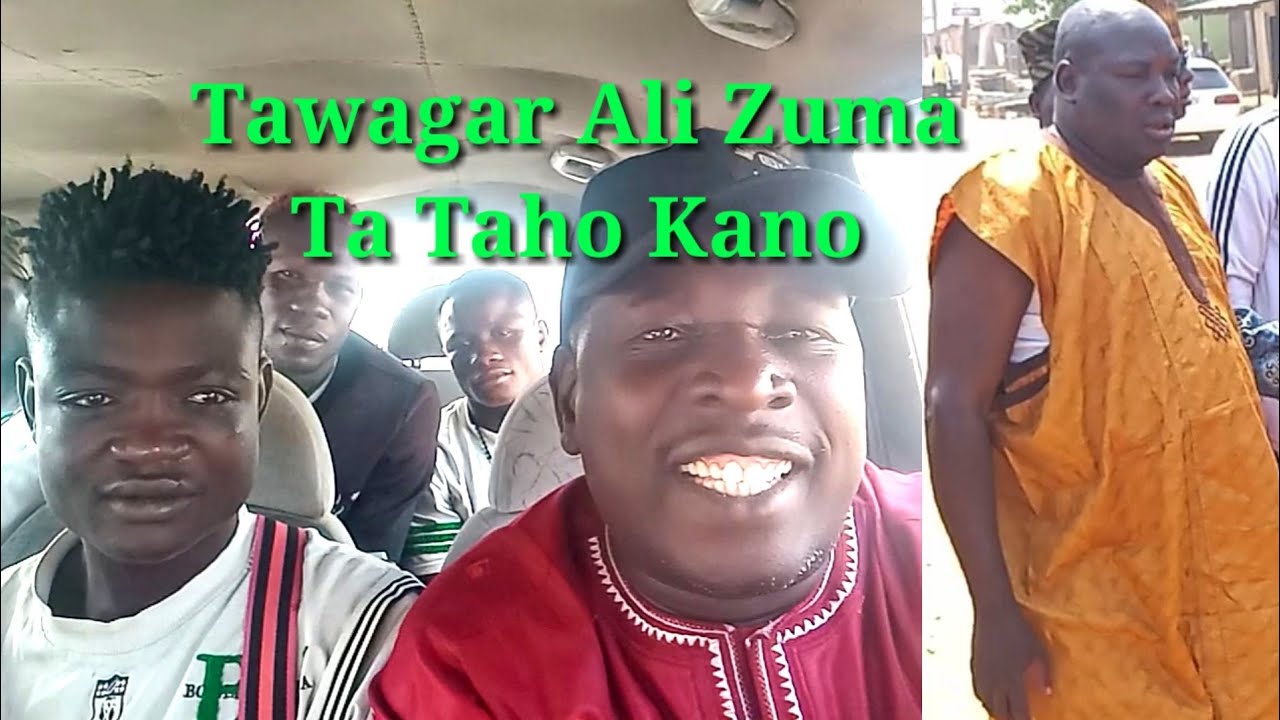 Ga Ali Zuma ya tunkaro Kano yanzu yanzu zai zo yagama Da yan Damben ...