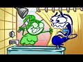Pencilmate's Shower Freak Out! | Animated Cartoons Characters | Animated Short Films | Pencilmation