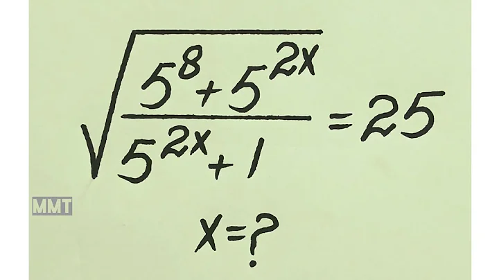 A Very Nice Olympiad Math Radical Problem l Easy & Tricky Solution