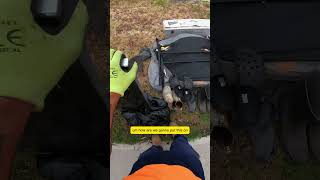 The biggest &amp; heaviest TV I’ve ever seen thrown out on the curb!