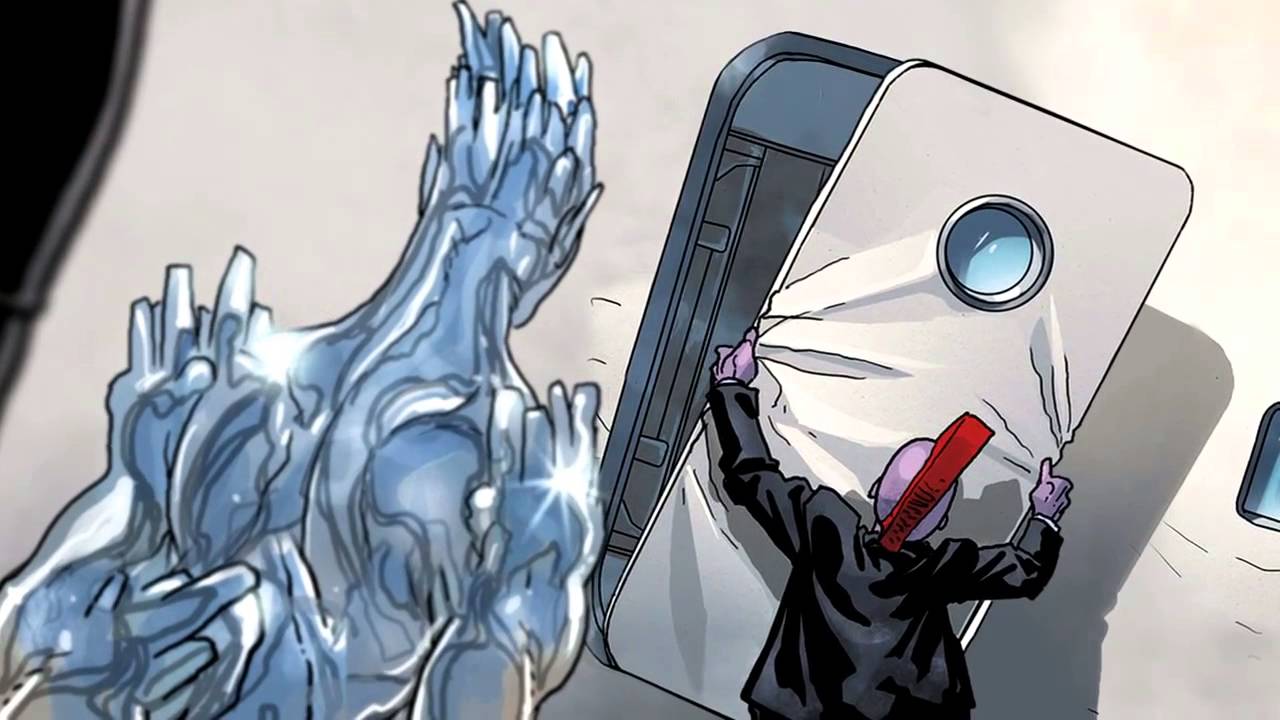 newspaper mockup Marvel Comics: X-MEN: NO MORE HUMANS