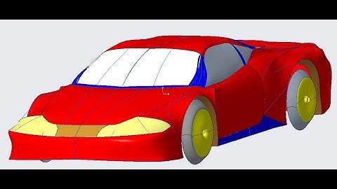 Ferrari 458 Italia car surfacing creo parametric | Dangerous Skills | Basic creo parametric