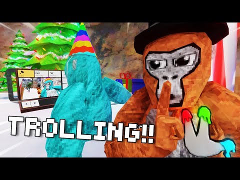 Trolling in the NEW Christmas Update with The FINGER PAINTER!!