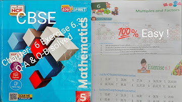 Class 5 Maths Chapter 6 | Exercise 6.3 Q-A & B