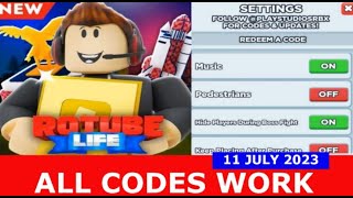 RoTube Life codes (August 2023) - Free subscribers and gems