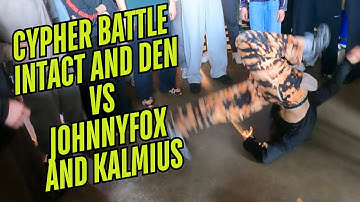 Cypher battle // bboy Intact and Den vs bboy Kalmius and JohnnyFox