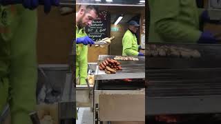 German Market Food  Famous Hotdogs In Birmingham  England  