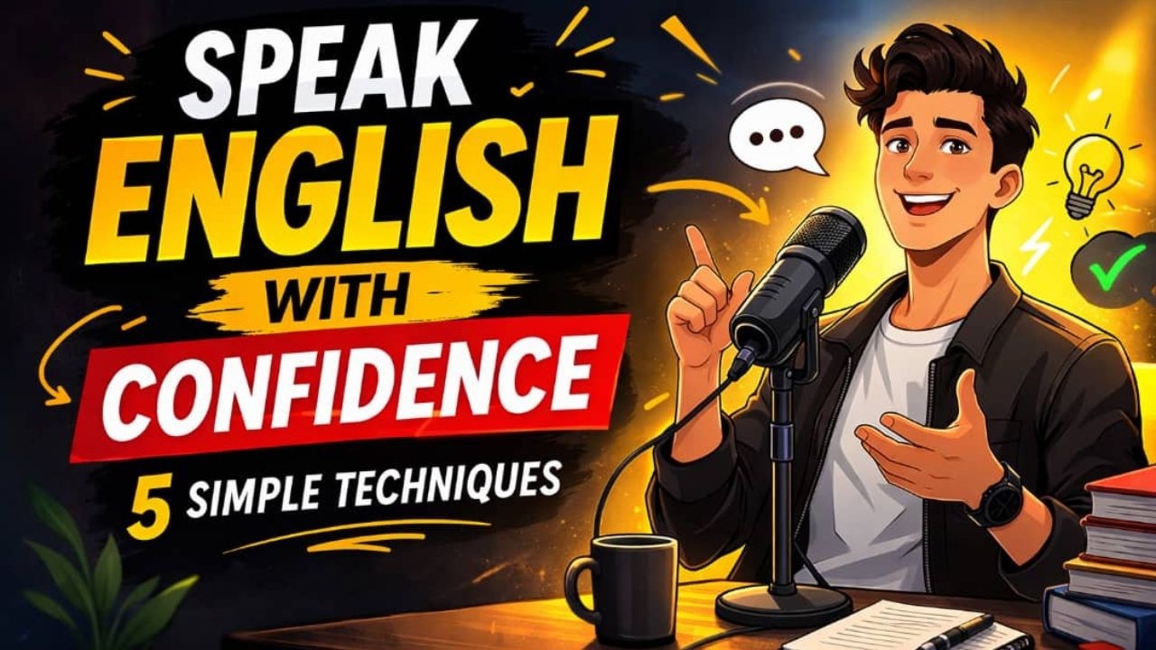 Stop Being Afraid to Speak English – 5 Simple Tech - YouTube