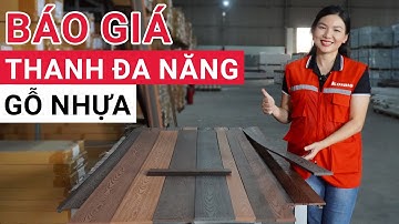 Giá thanh đa năng gỗ nhựa bao nhiêu 1m2 | Báo giá thi công thanh gỗ nhựa ngoài trời composite