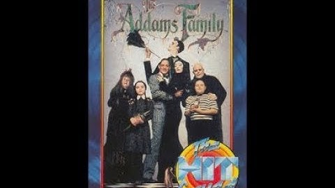 Addams Family (1992) - Commodore 64 Cassette C64 (Full Loading & Gameplay)