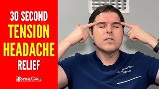 How to Relieve a Tension Headache in SECONDS