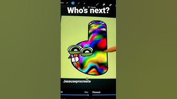 Alphabet lore~pick a color|Procreate #satisfying #sub #requestedvideo #art #alphabetlore #magic #d