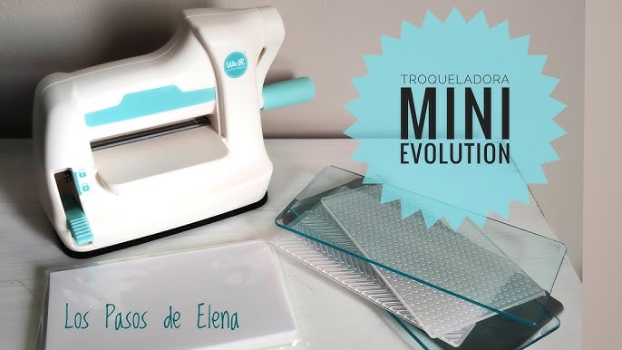 Máquina troqueladora y estampado Evolution: corte de papel, álbumes de  recortes, elaboración de papel, fabricación de tarjetas, álbumes We R  Memory Keepers -  México