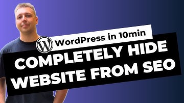 How to hide your wordpress website from search engines | Completely SEO Hide