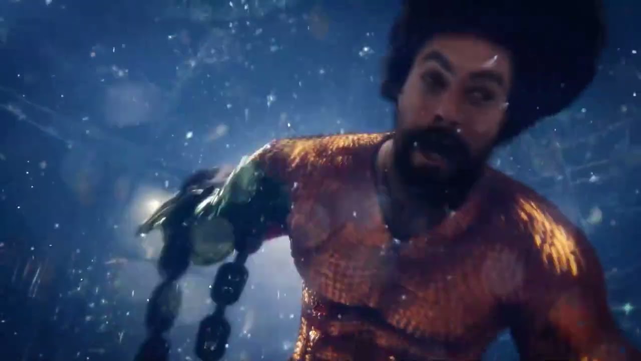 Но, конечно, в этой работе есть и забавные моменты. | Аквамен и Затерянное королевство | Видеоклип