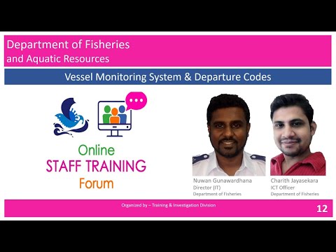 Vessel Monitoring System and Departures || DFAR Online Staff Training