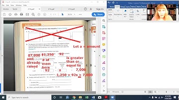 7 Video 7.2 - Writing two step inequalities