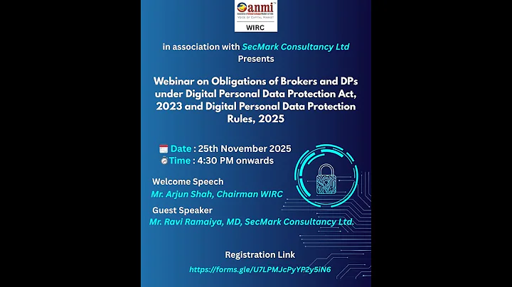 ANMI WIRC presents Webinar on Digital Personal Data Protection Rules, 2025