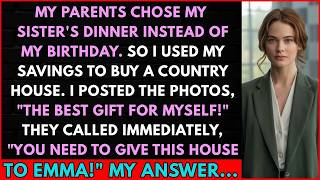 Parents Chose My Sister's Dinner Instead Of My Birthday  So I Bought A Country House And Posted
