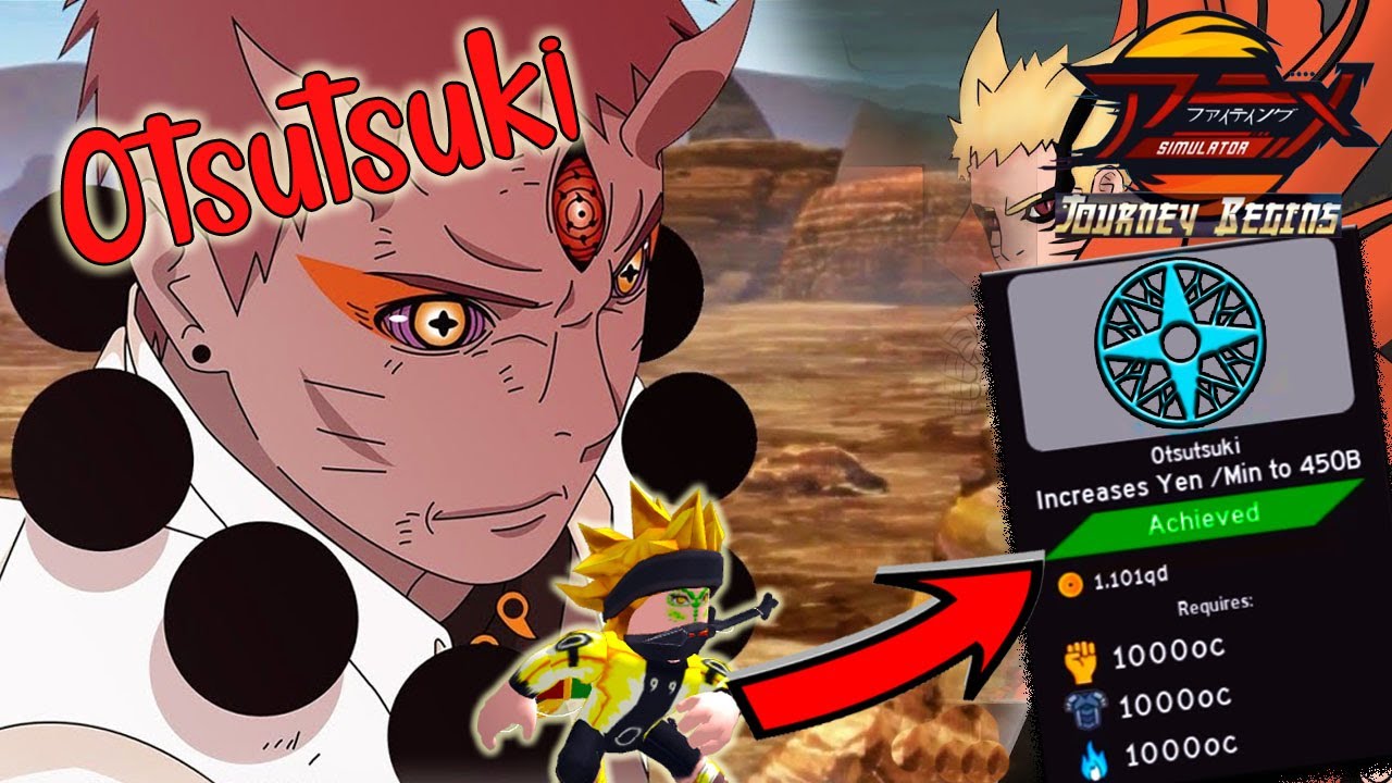 NARUTO UNLOCKED OTSUTSUKI Anime Fighting Simulator Roblox TAGALOG 
