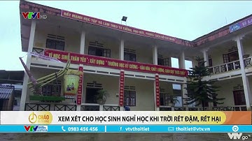 Xem xét cho học sinh nghỉ học khi trời rét đậm, rét hại | VTVWDB
