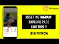 How to Reset Instagram Explore Page | Reset Explore Page on Instagram