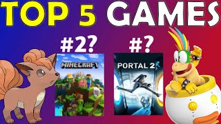 Our Top 5 Favorite Video Games of all time