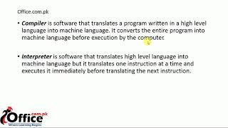 10  Languages Processor, Language Translator, Assembler, Compiler and Interpreter