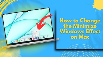 How to Change the Minimize Windows Effect on Mac