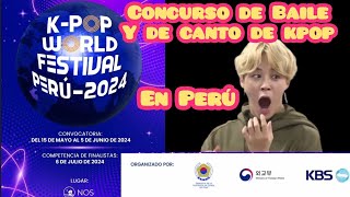 Concurso de Baile y Canto de Kpop en Peru 😎 (enlace en la descripción)