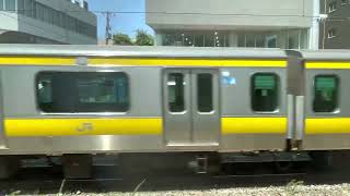 E231系524編成TK入場東中野通過