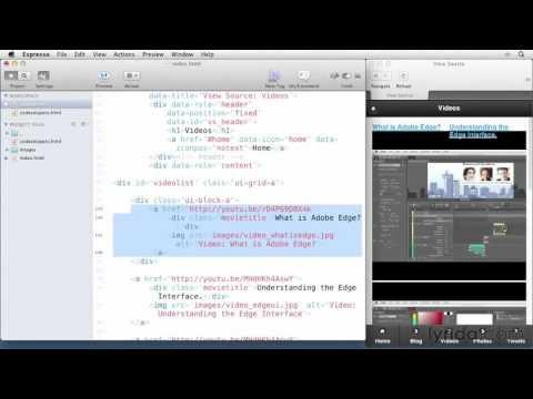 jQuery Mobile Web App Tutorial #13   Creating grids