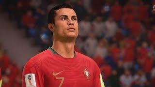 FIFA 18 WORLD CUP FULL MATCH GAMEPLAY- PORTUGAL vs SPAIN+ NEW FEATURES