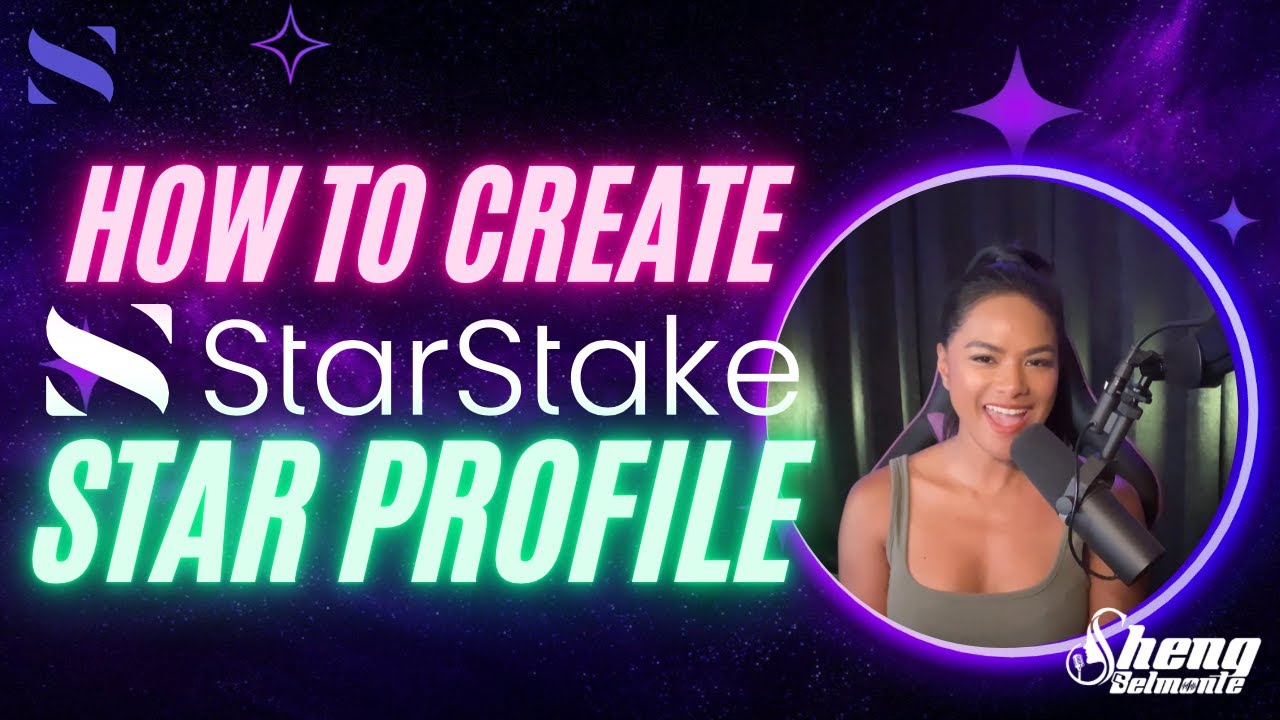 How to create your Star Profile on STARSTAKE NFT Marketplace - YouTube